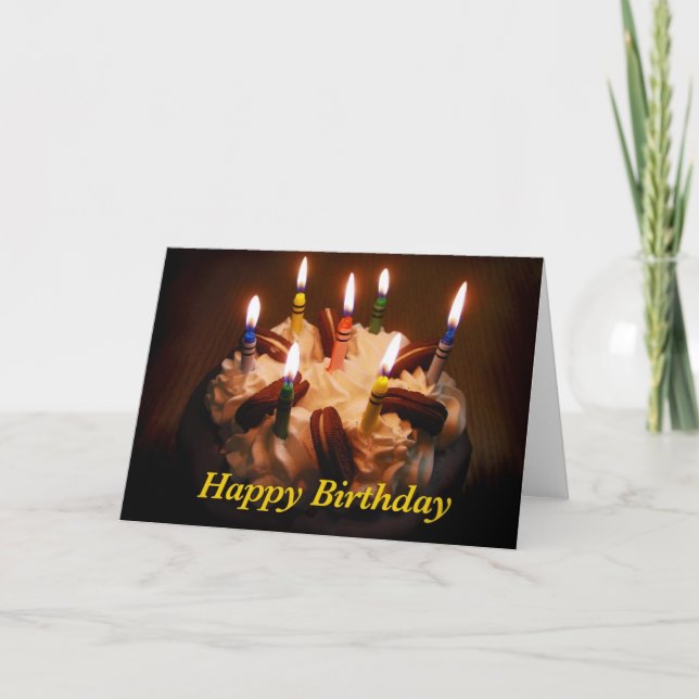Carte Joyeux anniversaire (Devant)