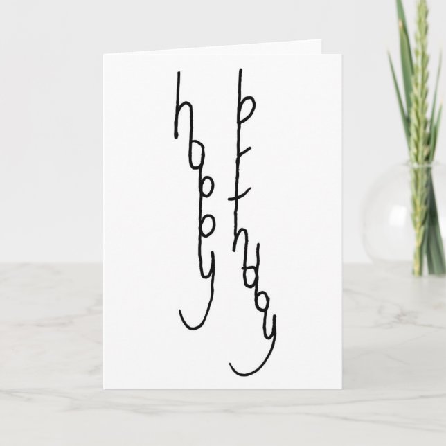Carte Joyeux anniversaire (Devant)
