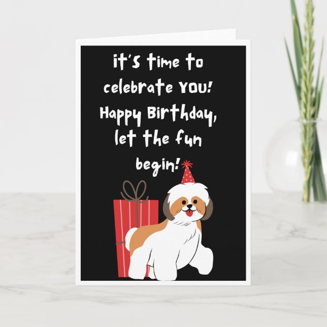 Carte Joyeux anniversaire (Devant)