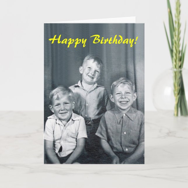 Carte Joyeux anniversaire ! (Devant)