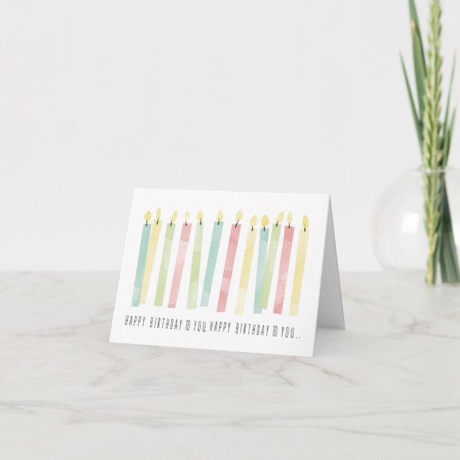 Carte "Joyeux anniversaire" (Devant)