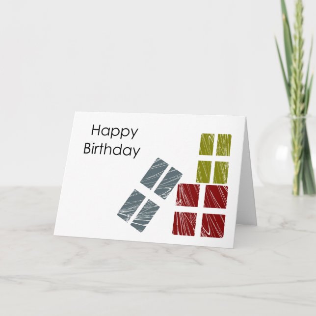 Carte Joyeux anniversaire (Devant)