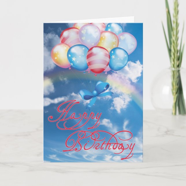 Carte Joyeux anniversaire (Devant)
