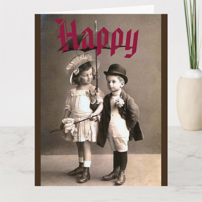 Carte Joyeux anniversaire (Devant)