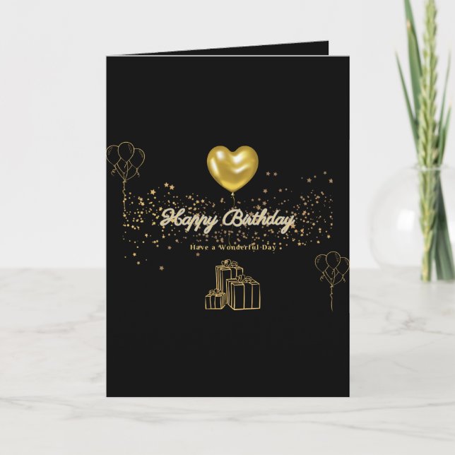 Carte Joyeux anniversaire (Devant)