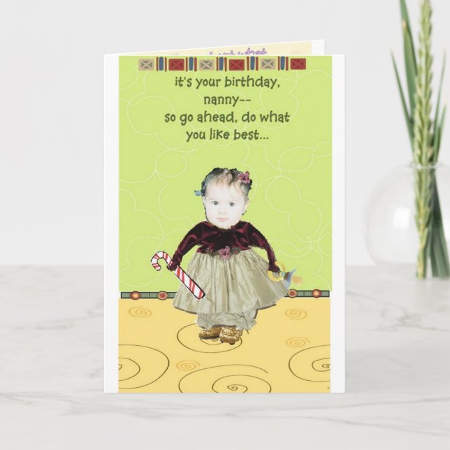 Carte Joyeux anniversaire (Devant)