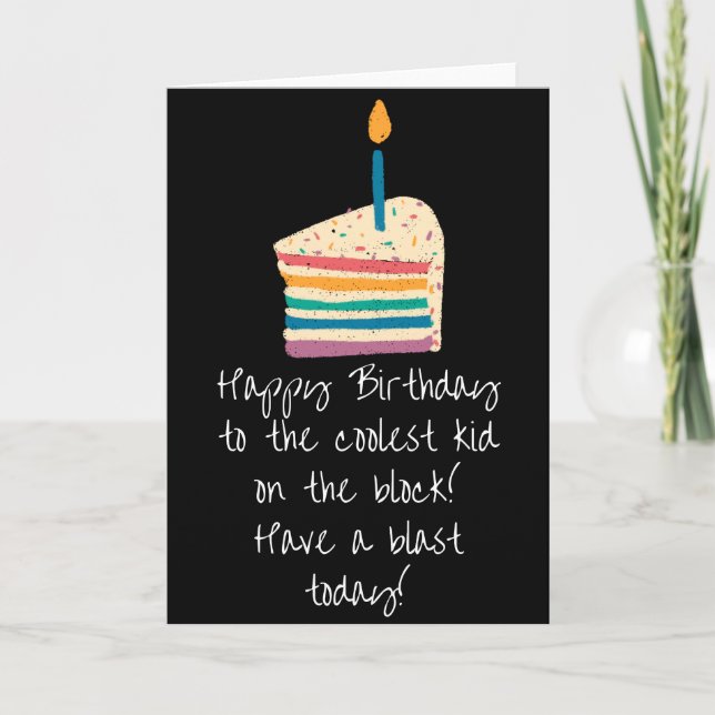 Carte Joyeux anniversaire (Devant)
