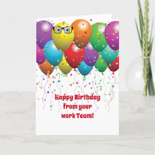 Carte Joyeux anniversaire