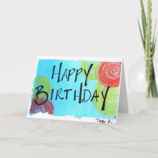Carte Joyeux anniversaire