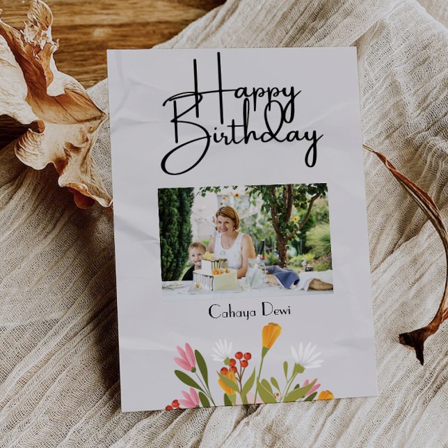 Carte Joyeux Anniversaire (Happy Birthday Card)
