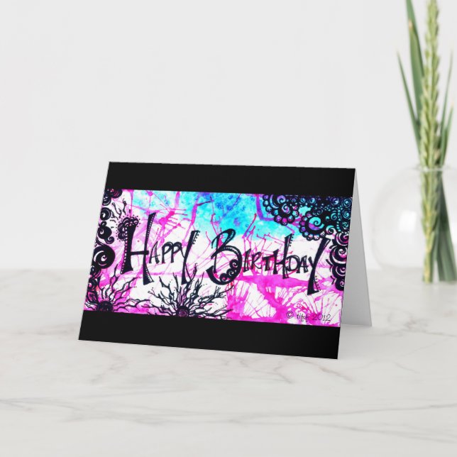 Carte Joyeux anniversaire (Devant)