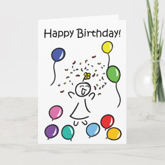 Carte Joyeux anniversaire