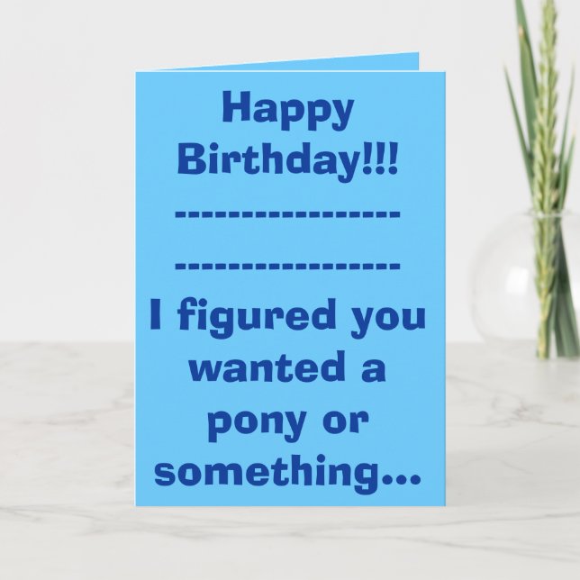 Carte Joyeux anniversaire ! ! ! !—... (Devant)