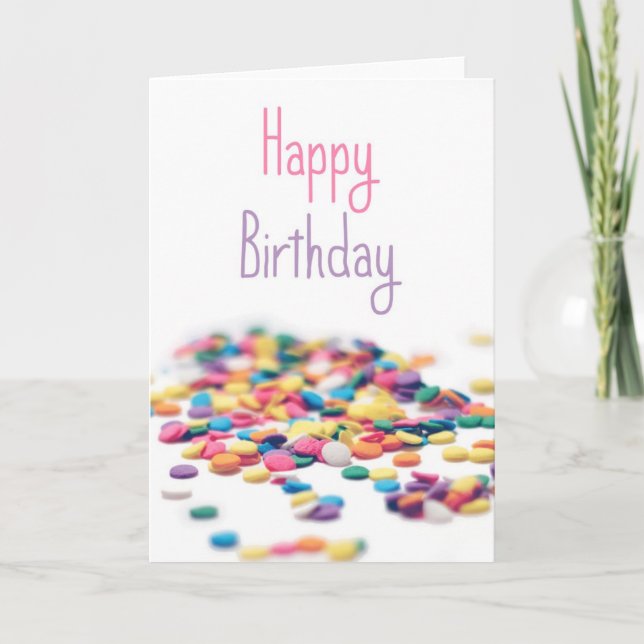 Carte Joyeux Anniversaire (Devant)