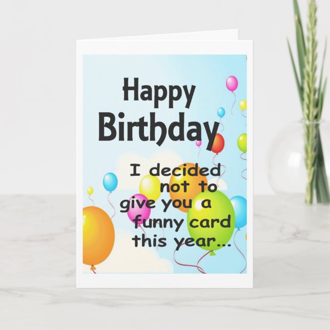 Carte Joyeux anniversaire (Devant)