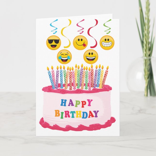 Carte Joyeux anniversaire (Devant)