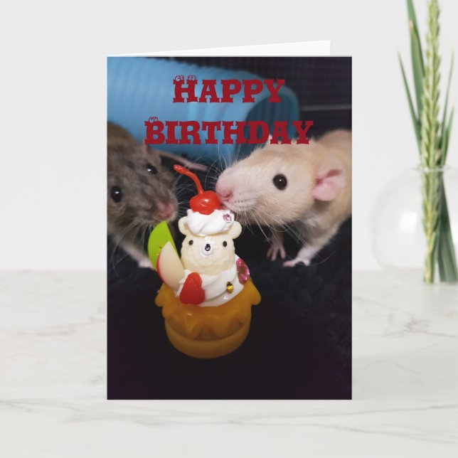 Carte Joyeux anniversaire (Devant)