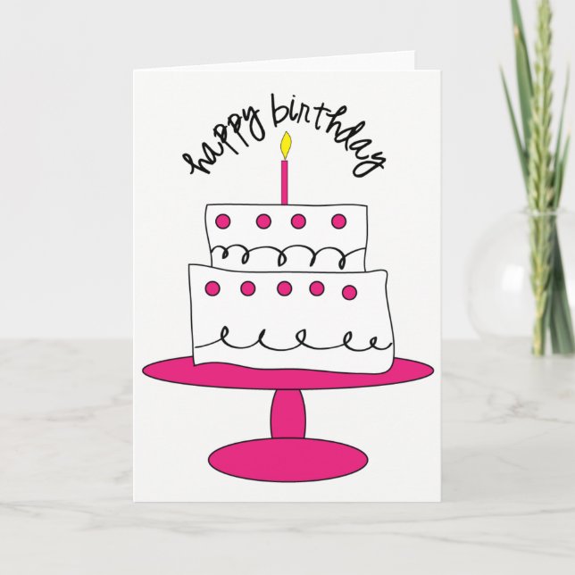 Carte Joyeux anniversaire (Devant)