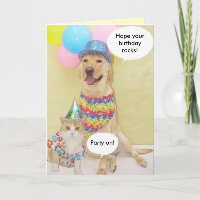Carte Joyeux anniversaire (Devant)