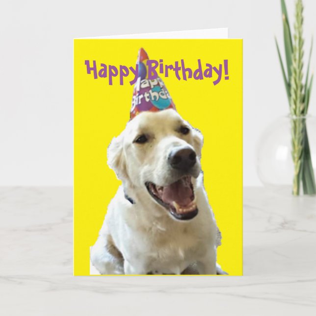 Carte Joyeux anniversaire (Devant)