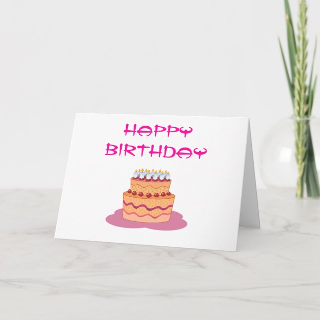 Carte Joyeux anniversaire (Devant)