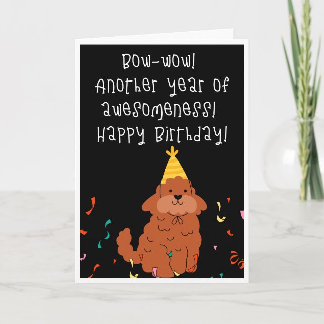 Carte Joyeux anniversaire (Devant)