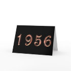 Joyeux anniversaire 1956 Année de naissance 50's l