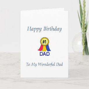 Carte Joyeux anniversaire #1 Papa