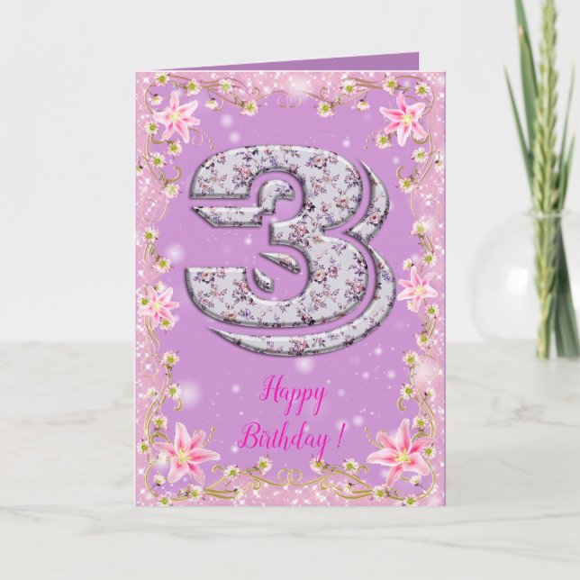 Carte Joyeux anniversaire 3 (Devant)