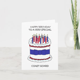 Carte Joyeux anniversaire à la Garde côtière