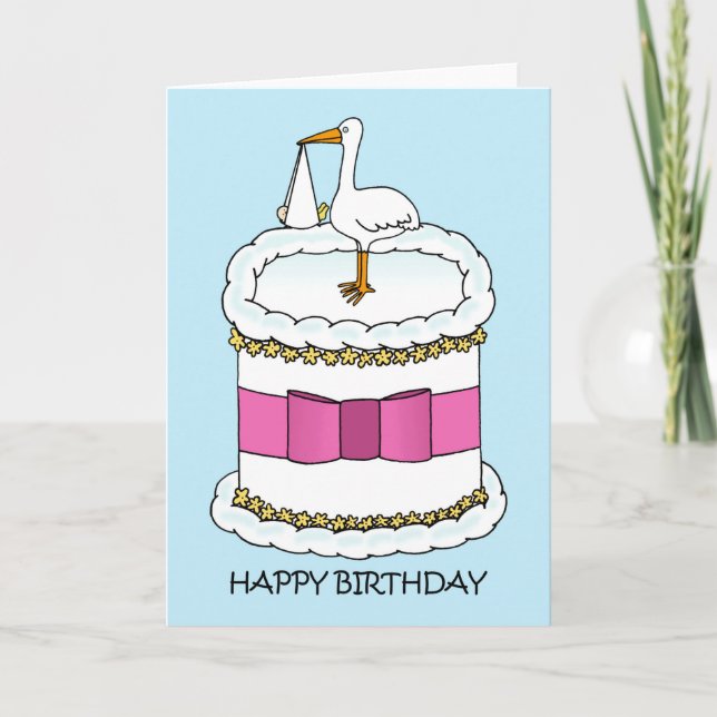 Carte Joyeux anniversaire à la nouvelle mère (Devant)