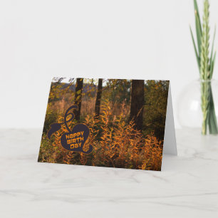 Carte Joyeux anniversaire à l'automne (automne) CC0801