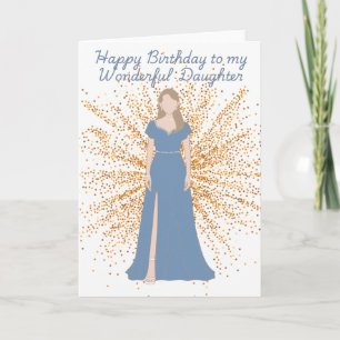 Carte Joyeux anniversaire à ma merveilleuse fille