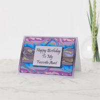 Joyeux Anniversaire À Ma Tante Préférée