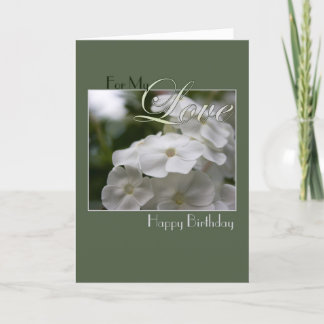 Carte Joyeux anniversaire à mon amour