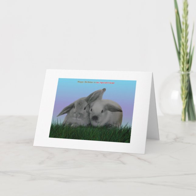 Carte Joyeux anniversaire à mon meilleur ami (Devant)