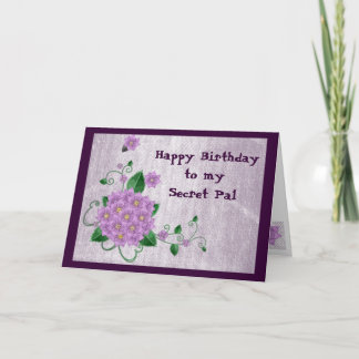 Carte Joyeux anniversaire à mon Pal Secret