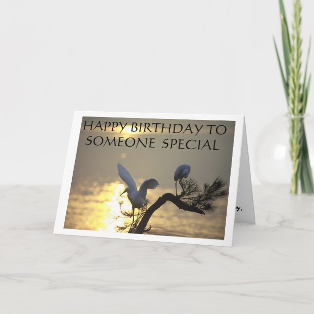 CARTE JOYEUX ANNIVERSAIRE À QUELQU'UN SPÉCIAL (Devant)