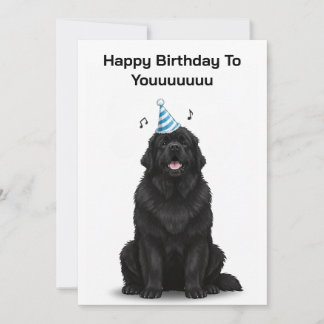 Carte Joyeux Anniversaire À Toiiii Chien Terre-Neu