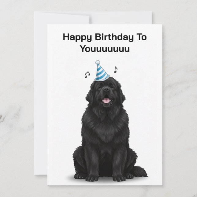 Carte Joyeux Anniversaire À Toiiii Pour Chien Terr (Devant)