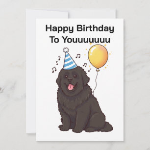 Carte Joyeux Anniversaire À Toiiiiii Chien Terre-N