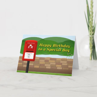 Carte Joyeux anniversaire à un garçon spécial