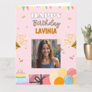 Carte Joyeux anniversaire adolescente fille, pour fille
