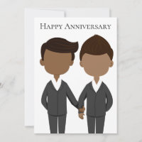 Joyeux Anniversaire Africain-Américain Couple Homm