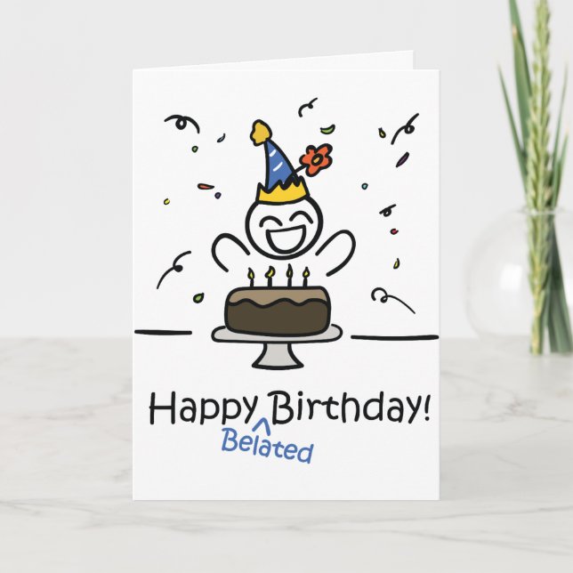 Carte Joyeux Anniversaire Aîné ! (Devant)