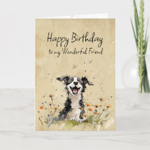 Carte Joyeux Anniversaire Ami Merveilleux