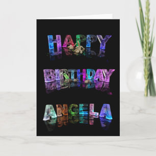 Carte Joyeux Anniversaire Angela Card