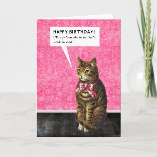 Carte Joyeux Anniversaire Annees De Chien Mortes Zazzle Ca