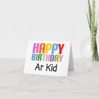 Joyeux anniversaire Ar kid