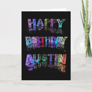Carte Joyeux anniversaire Austin Card